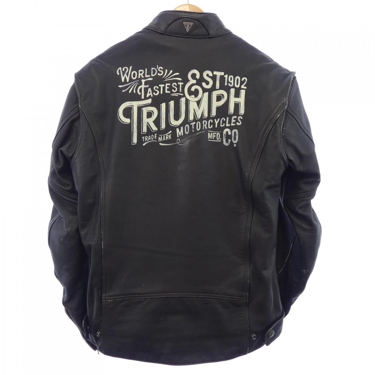 Triumph MLHA18105 レザーライダースジャケット