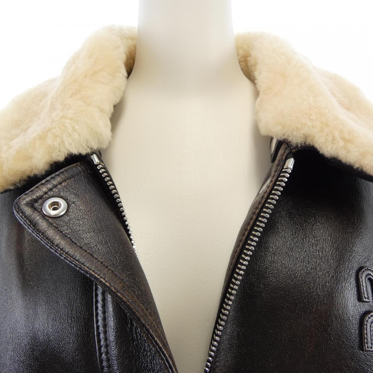 ミュウミュウ MIU MIU MPV901 SOOO 1134 レザージャケット