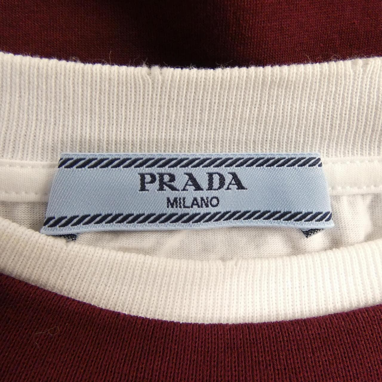 プラダ PRADA ファブリックトライアングルロゴ 34668 S000 15ZG Tシャツ