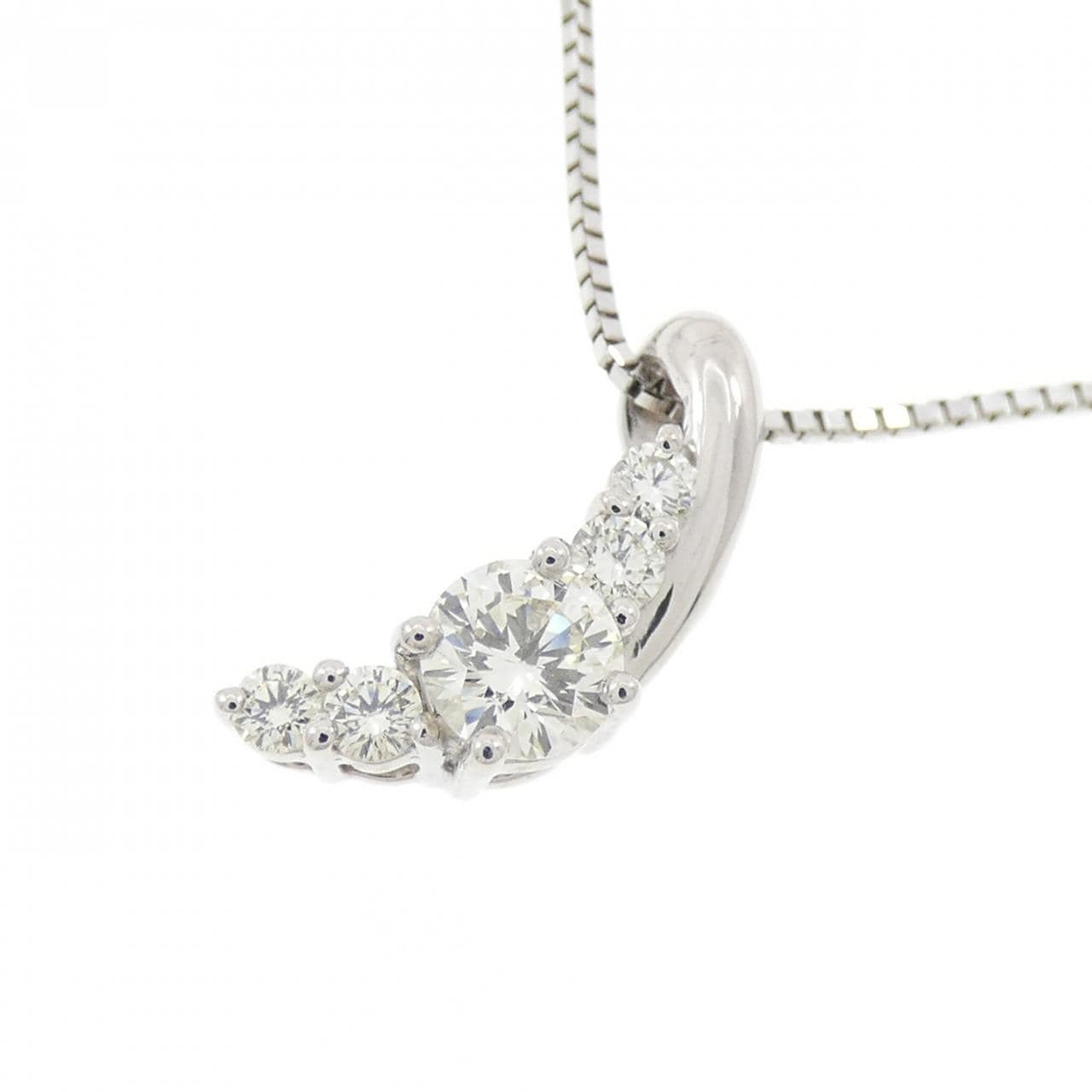 PT900/PT850 ダイヤモンド ネックレス 0.35CT