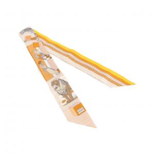 【未使用品】エルメス GRAND THEATRE NOUVEAU ツイリー 063761S スカーフ