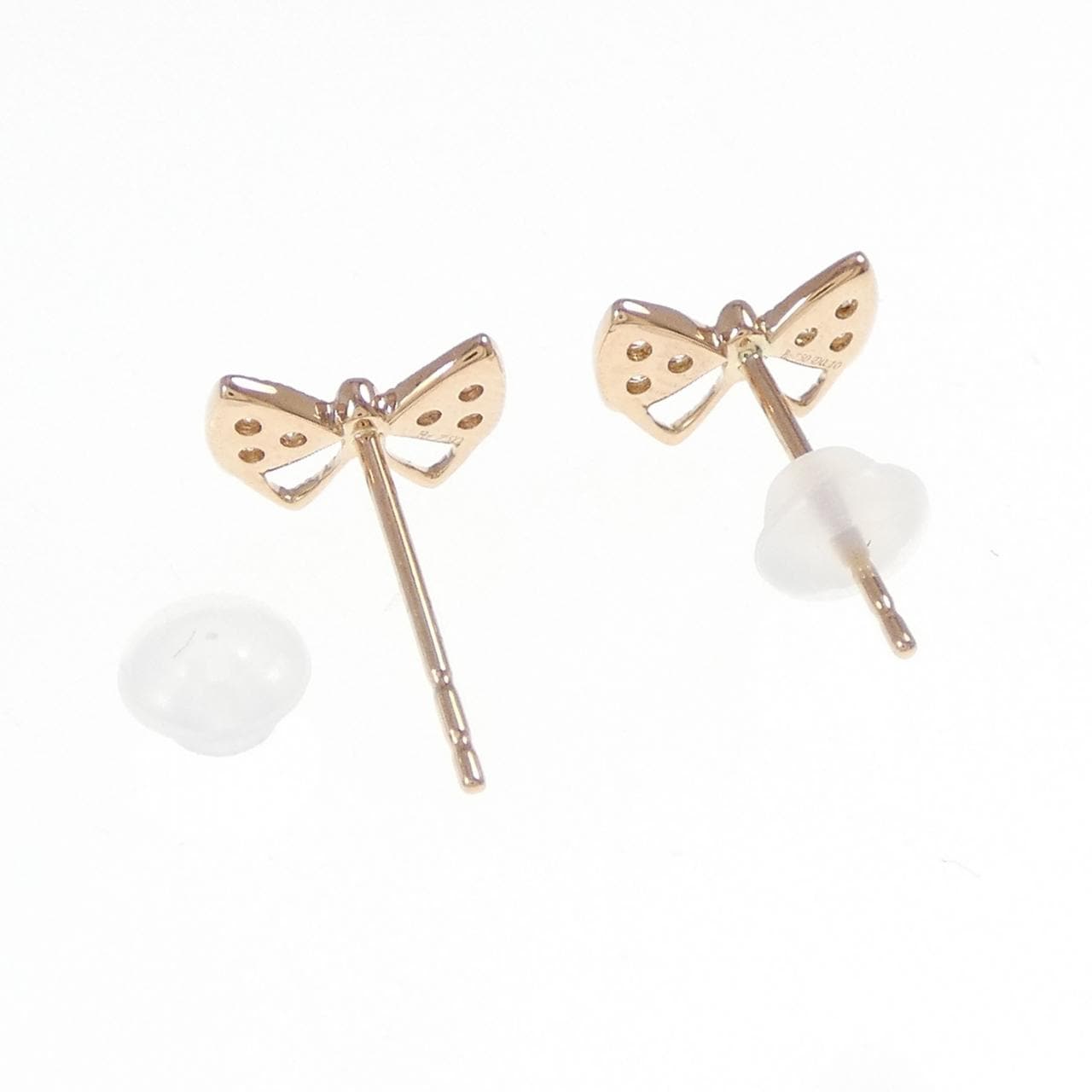 PONTE VECCHIO Ribbon Diamond Earrings 0.10CT