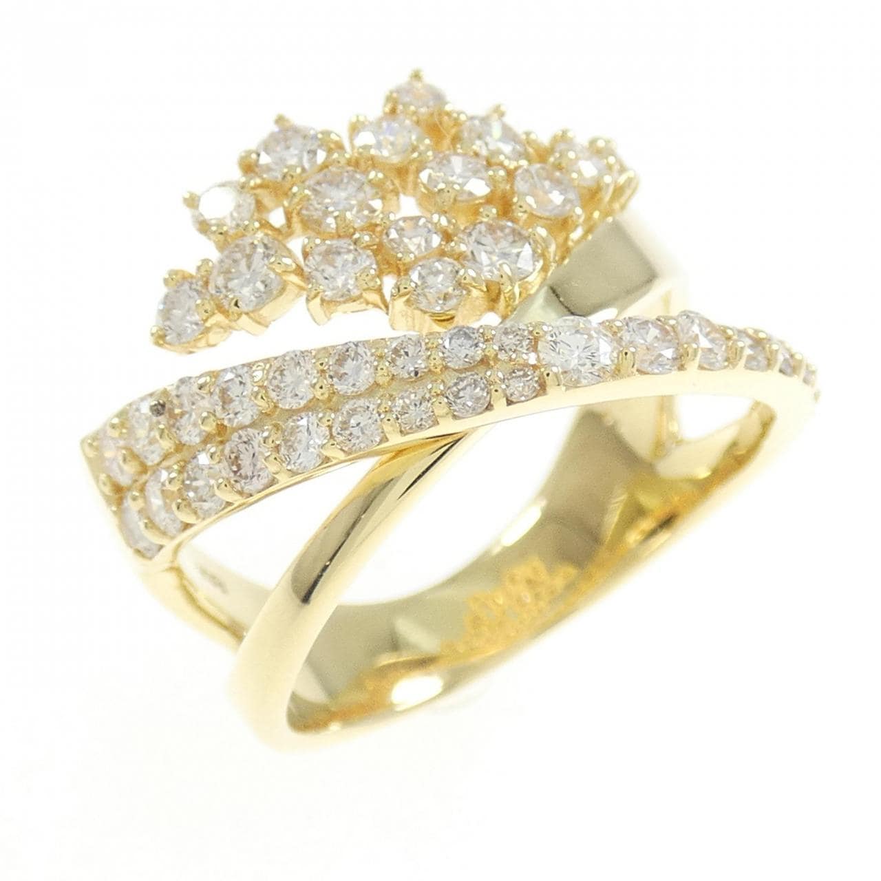 K18YG ダイヤモンド リング 1.03CT