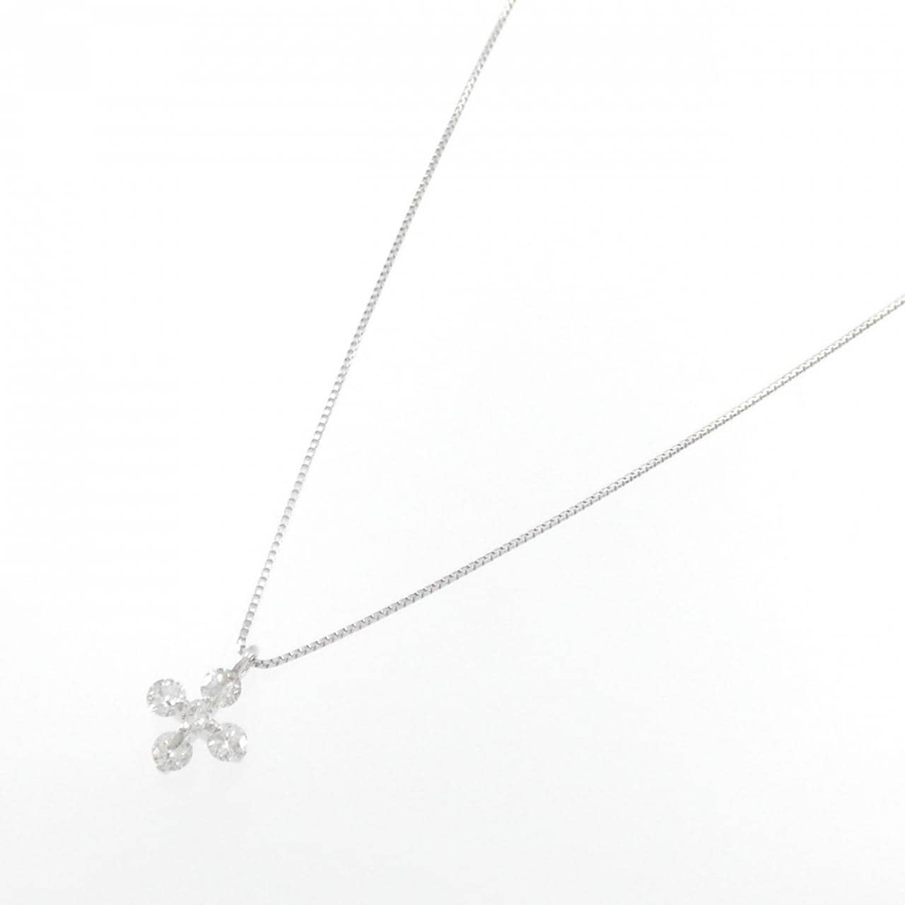 PT900/PT850 ダイヤモンド ネックレス 0.30CT