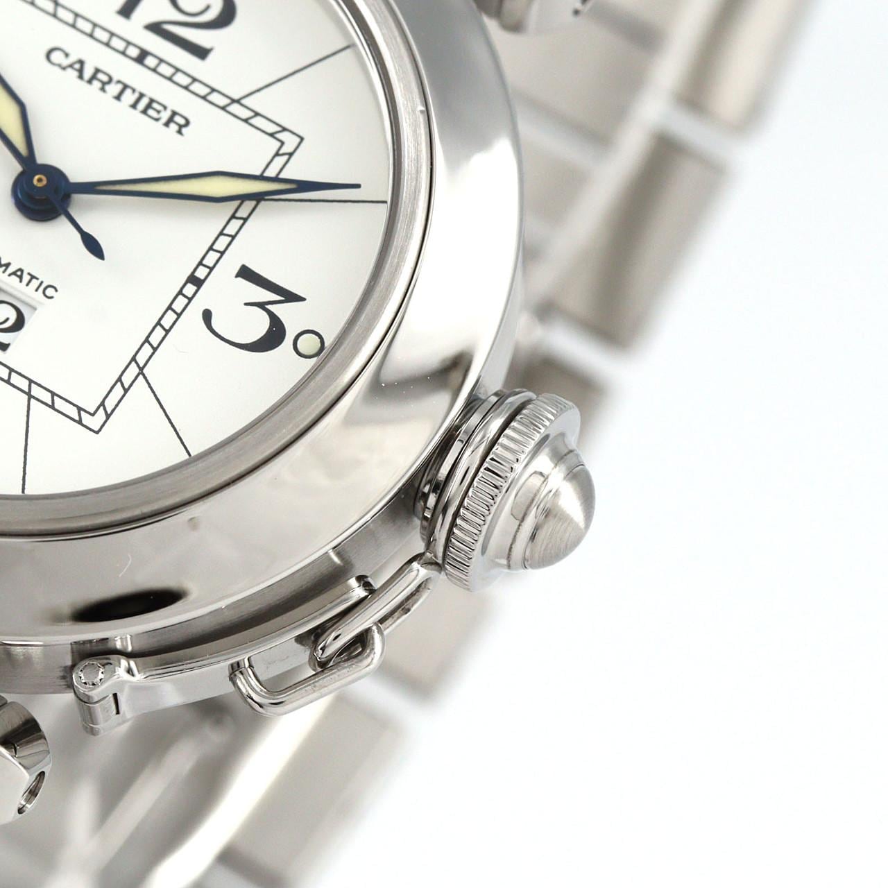 カルティエ パシャCグランデデイト W31055M7 SS 自動巻