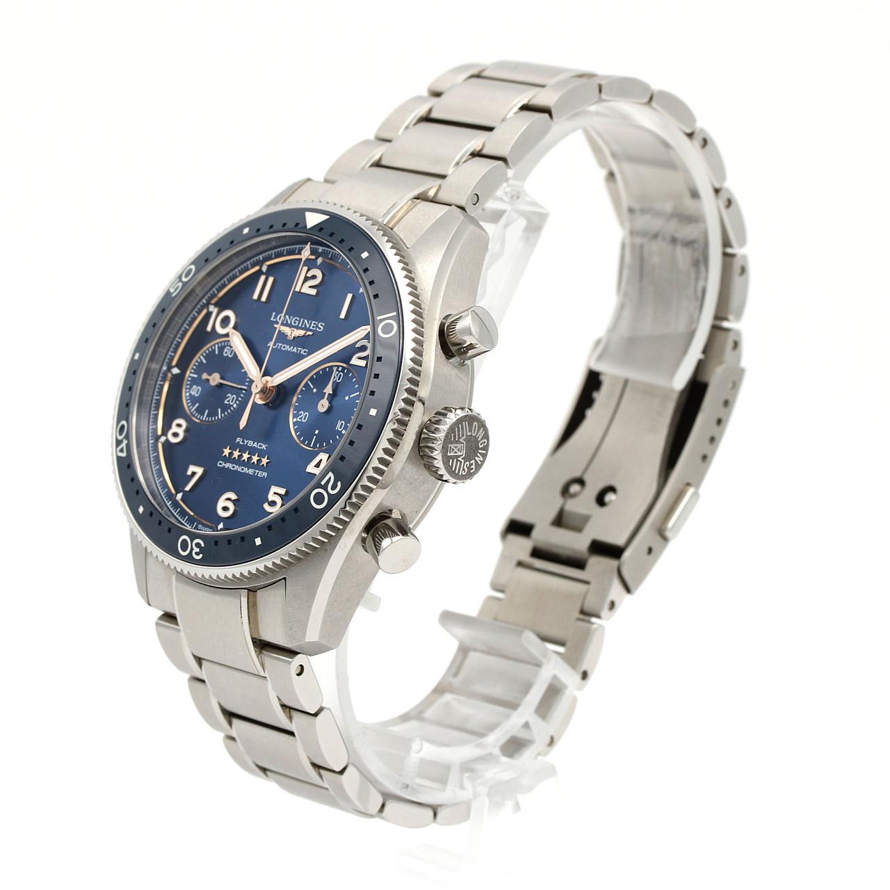 ロンジン スピリットフライバック L3.821.4.93.6 SS 自動巻