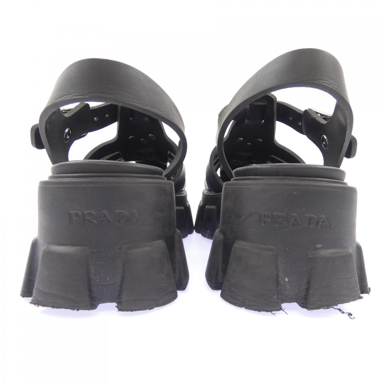 プラダ PRADA トライアングルロゴ モノリス 1X853M フォームラバー サンダル