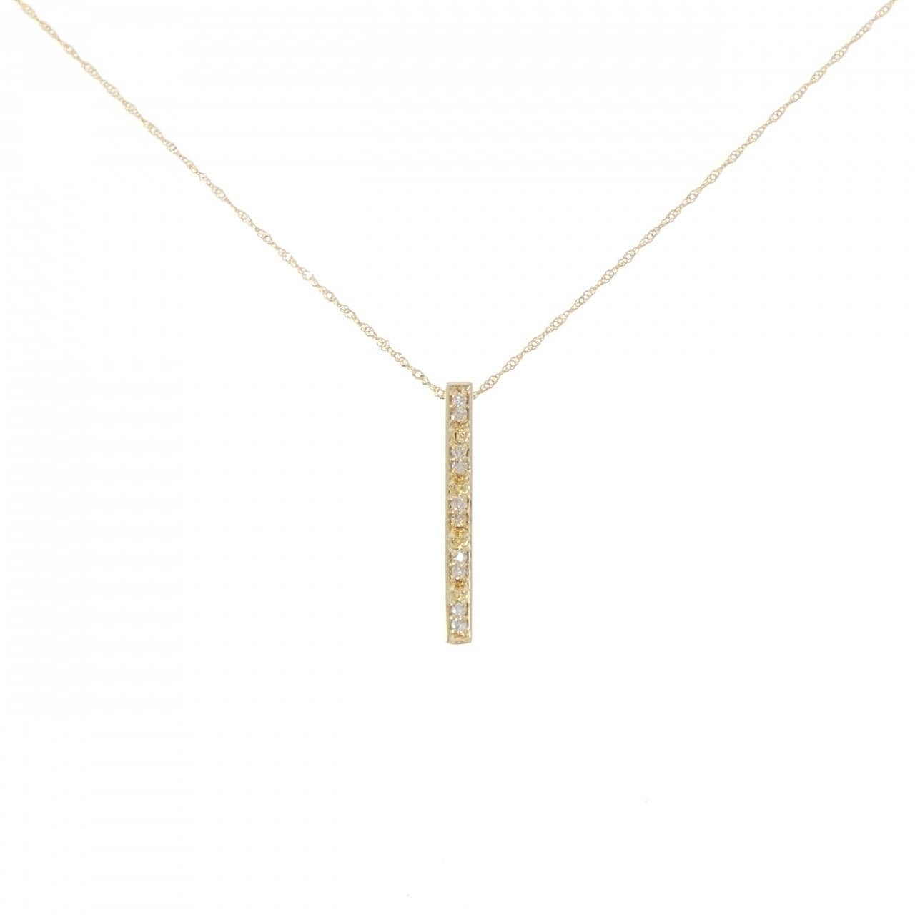 K18YG ダイヤモンド ネックレス 0.10CT