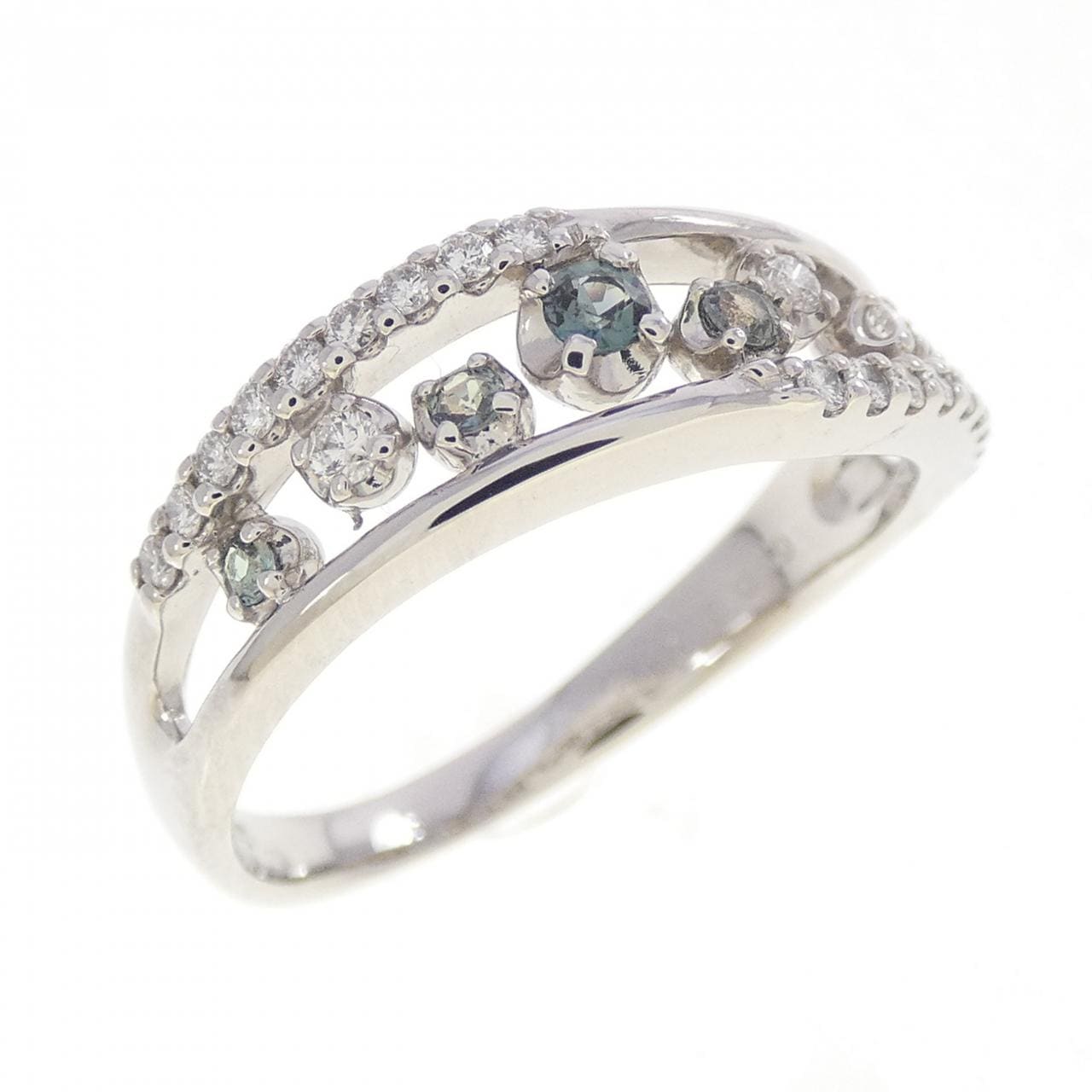 PT900 アレキサンドライト リング 0.13CT