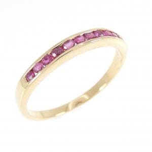 750YG ルビー リング 0.28CT