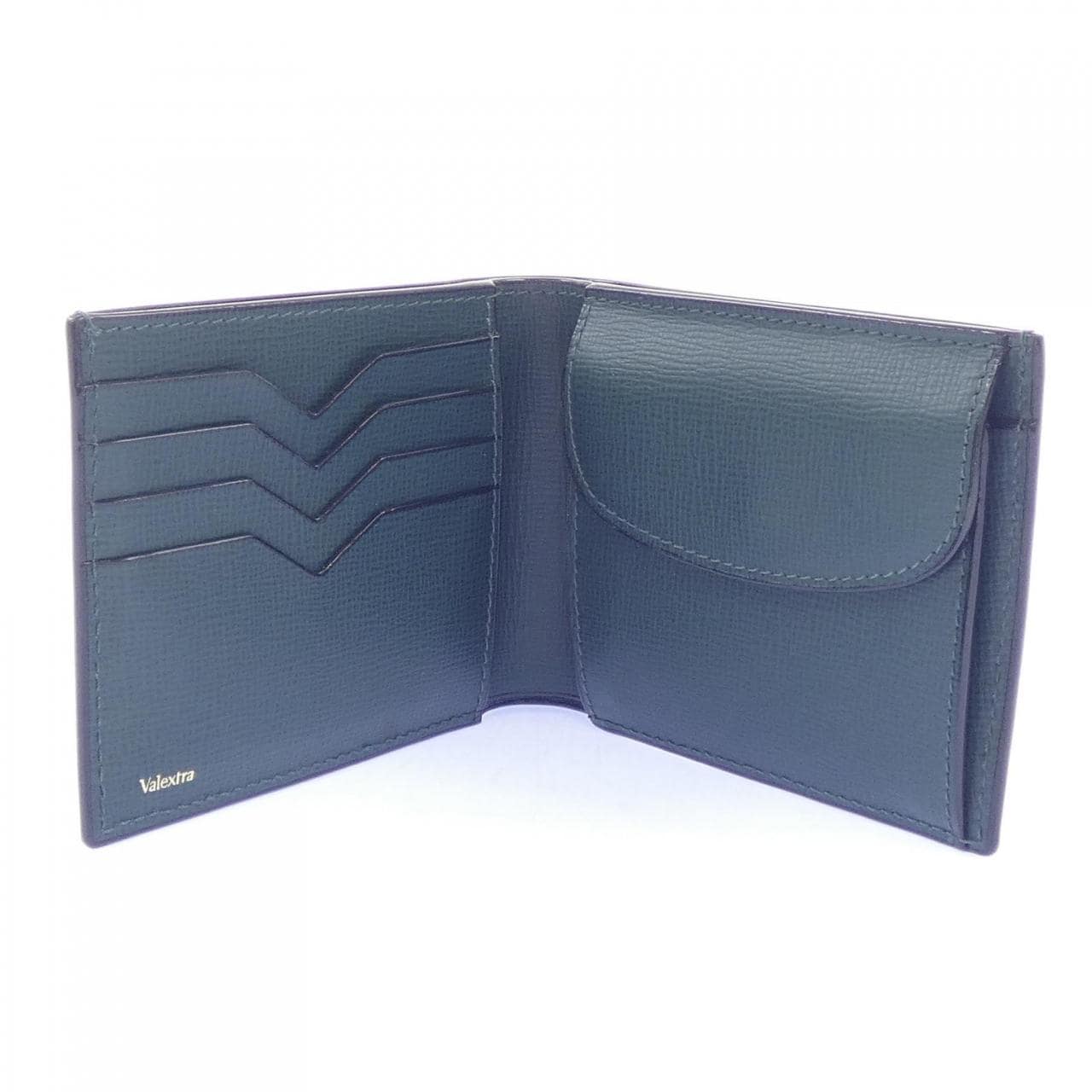 ヴァレクストラ VALEXTRA 小銭入れ付き二つ折 4カード SGNL0023044LRDW99 WALLET