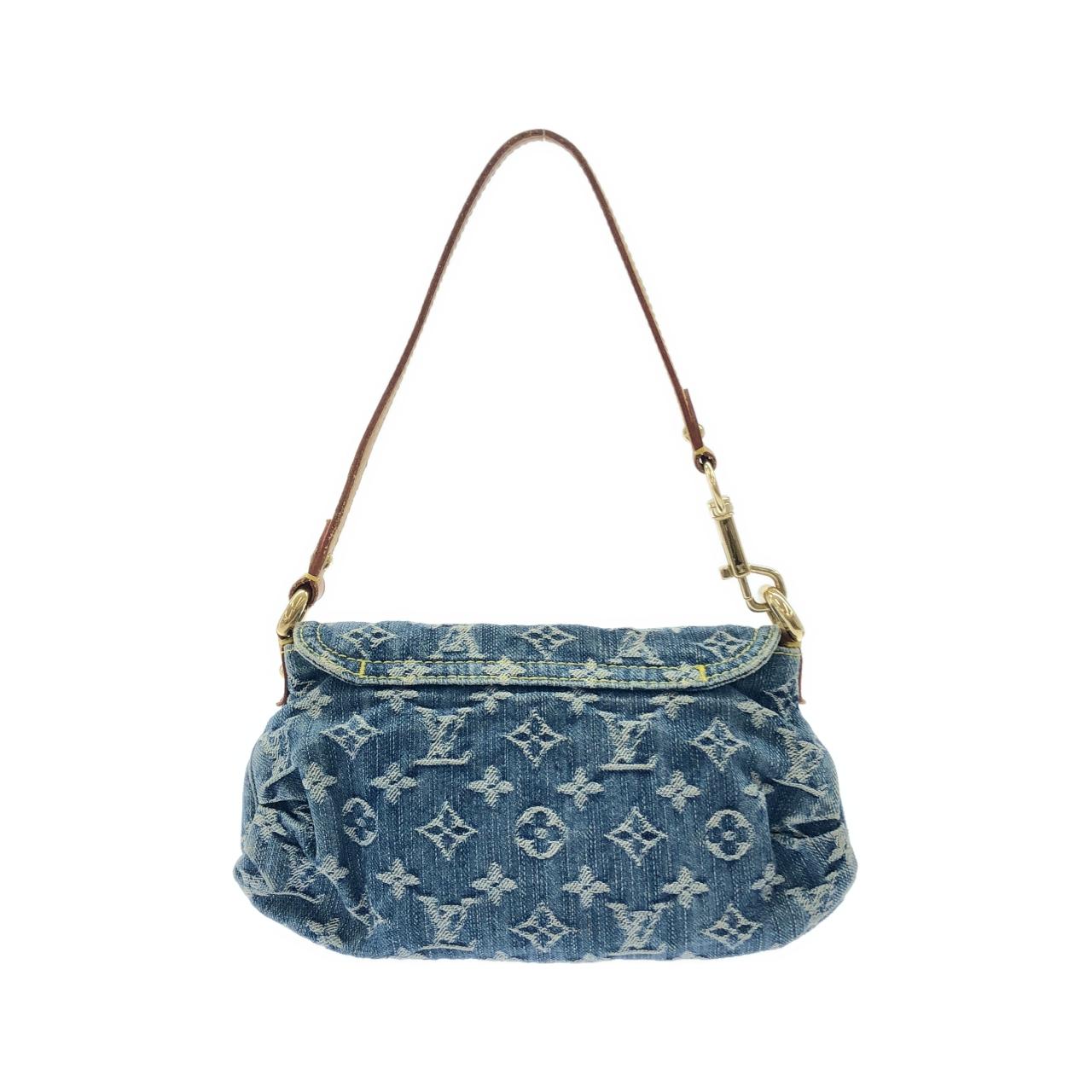 ルイヴィトン モノグラム デニム ミニ プリーティ M95050 ショルダーバッグ