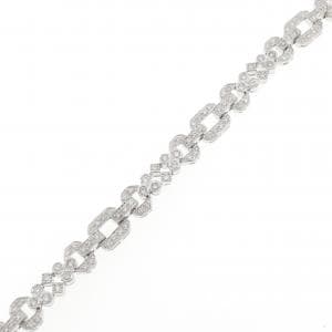 750WG ダイヤモンド ブレスレット 1.30CT