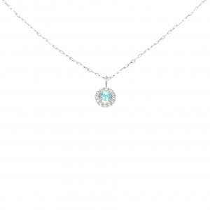 PT900 トルマリン ネックレス 0.04CT