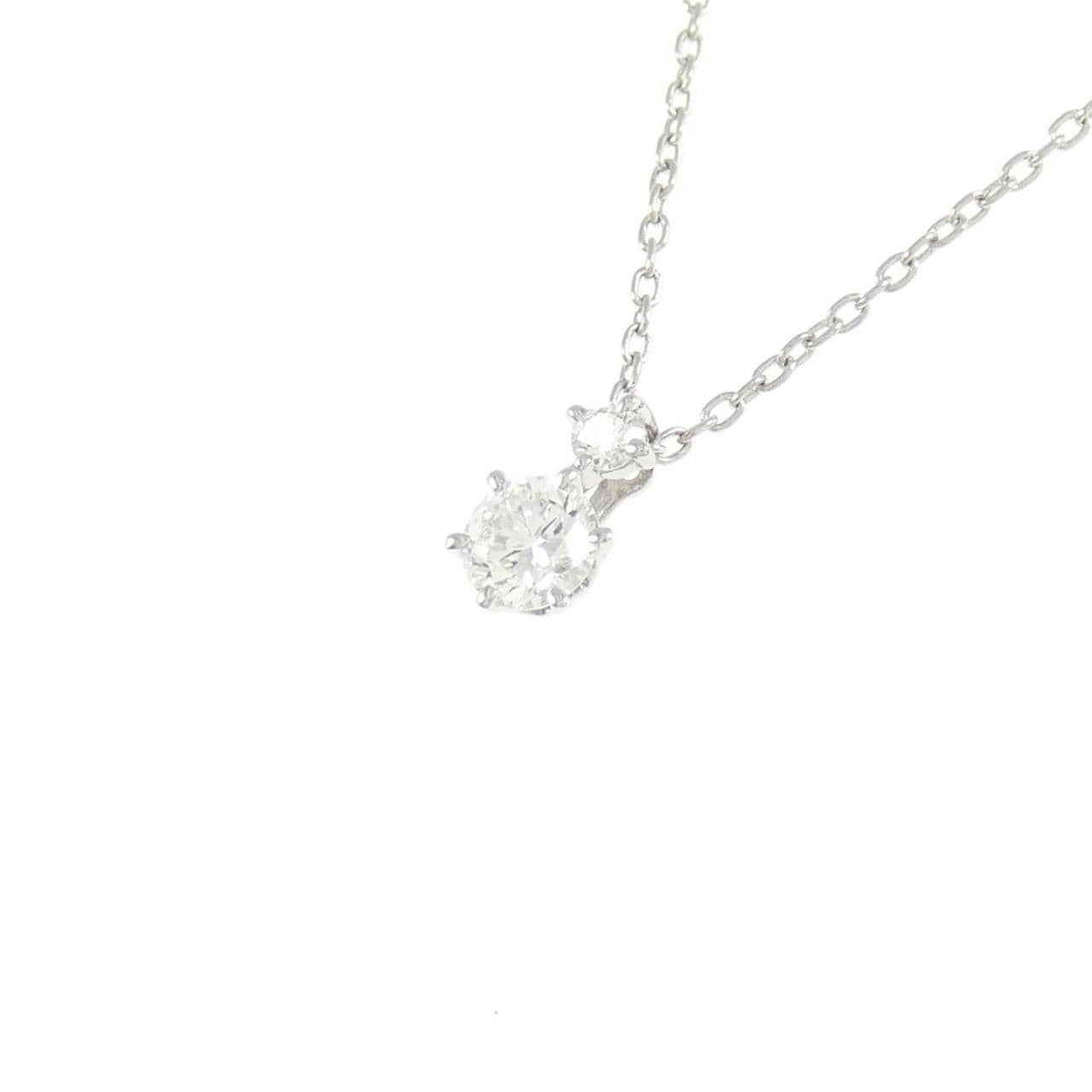 ロイヤル アッシャー ダイヤモンド ネックレス 0.24CT