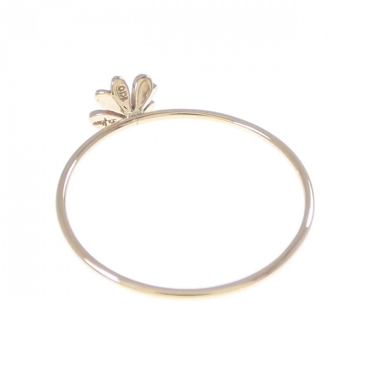 K10YG フラワー リング