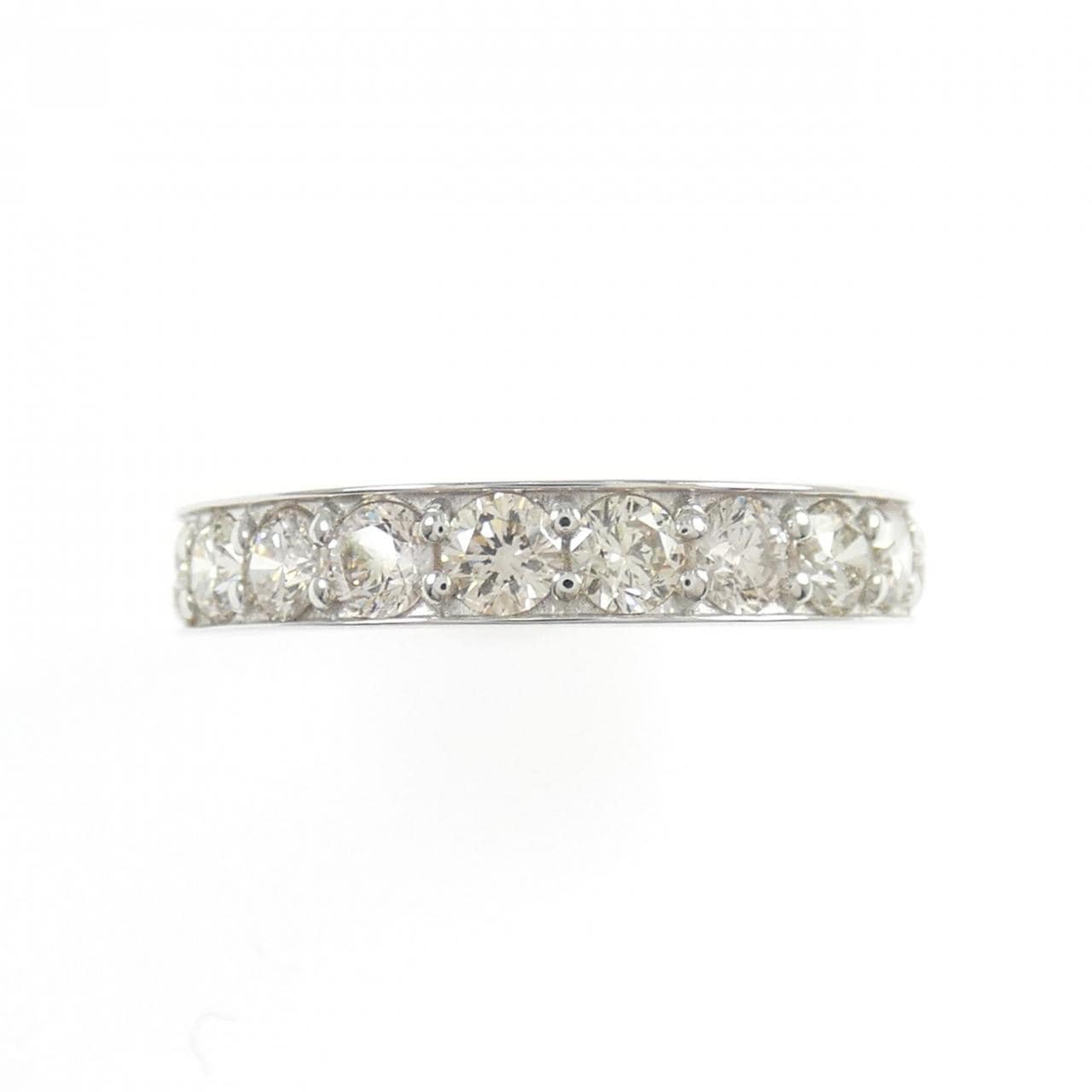 PT900 ハーフエタニティ ダイヤモンド リング 1.00CT