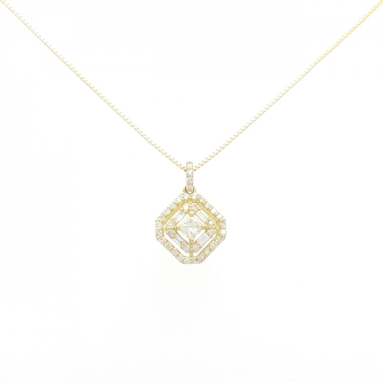 【新品】K18YG ダイヤモンド ネックレス 0.30CT