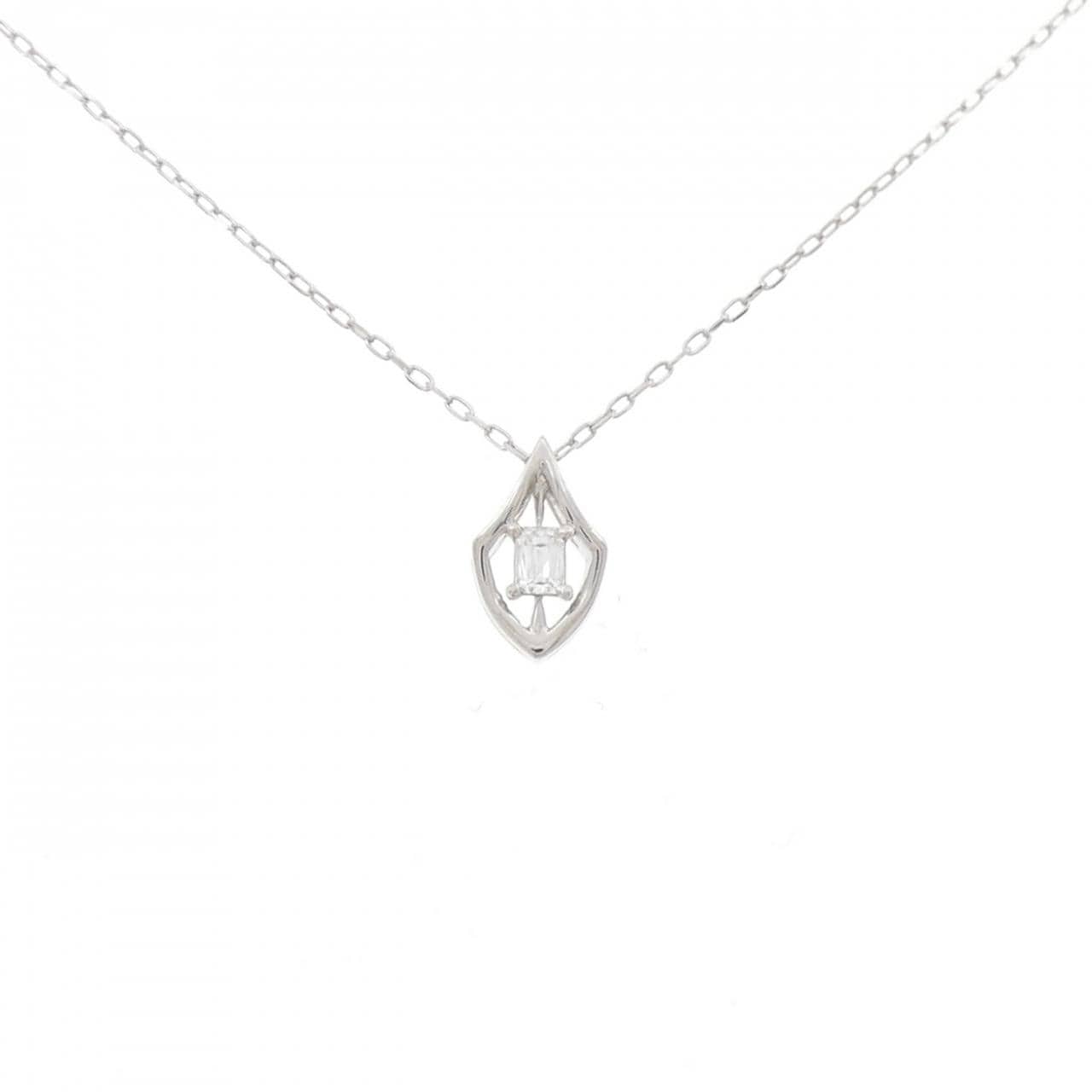 PT950/PT850 ダイヤモンド ネックレス 0.10CT