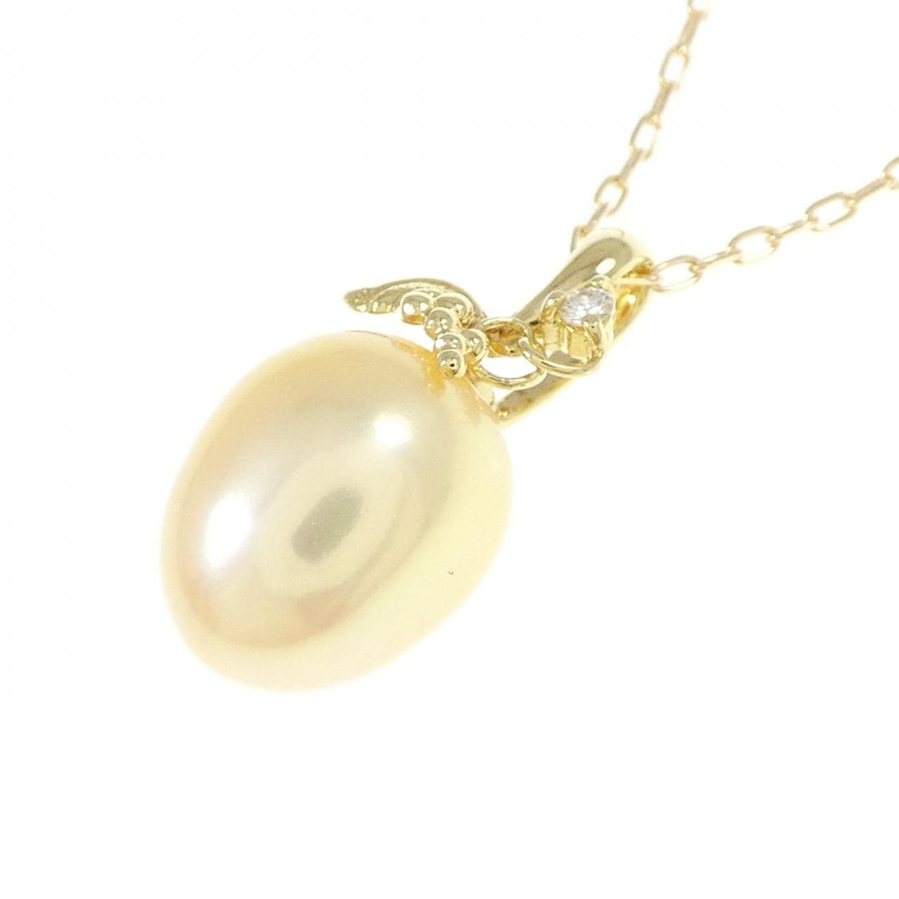 K18YG freshwater pearl necklace