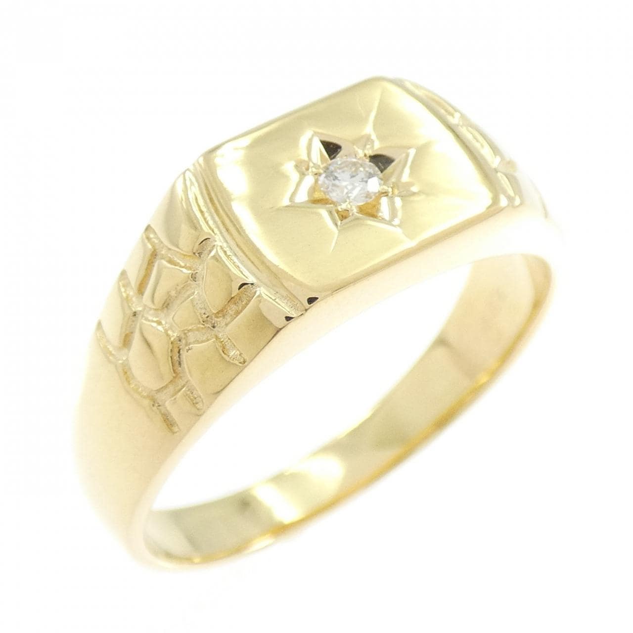 【新品】K18YG ダイヤモンド リング 0.05CT