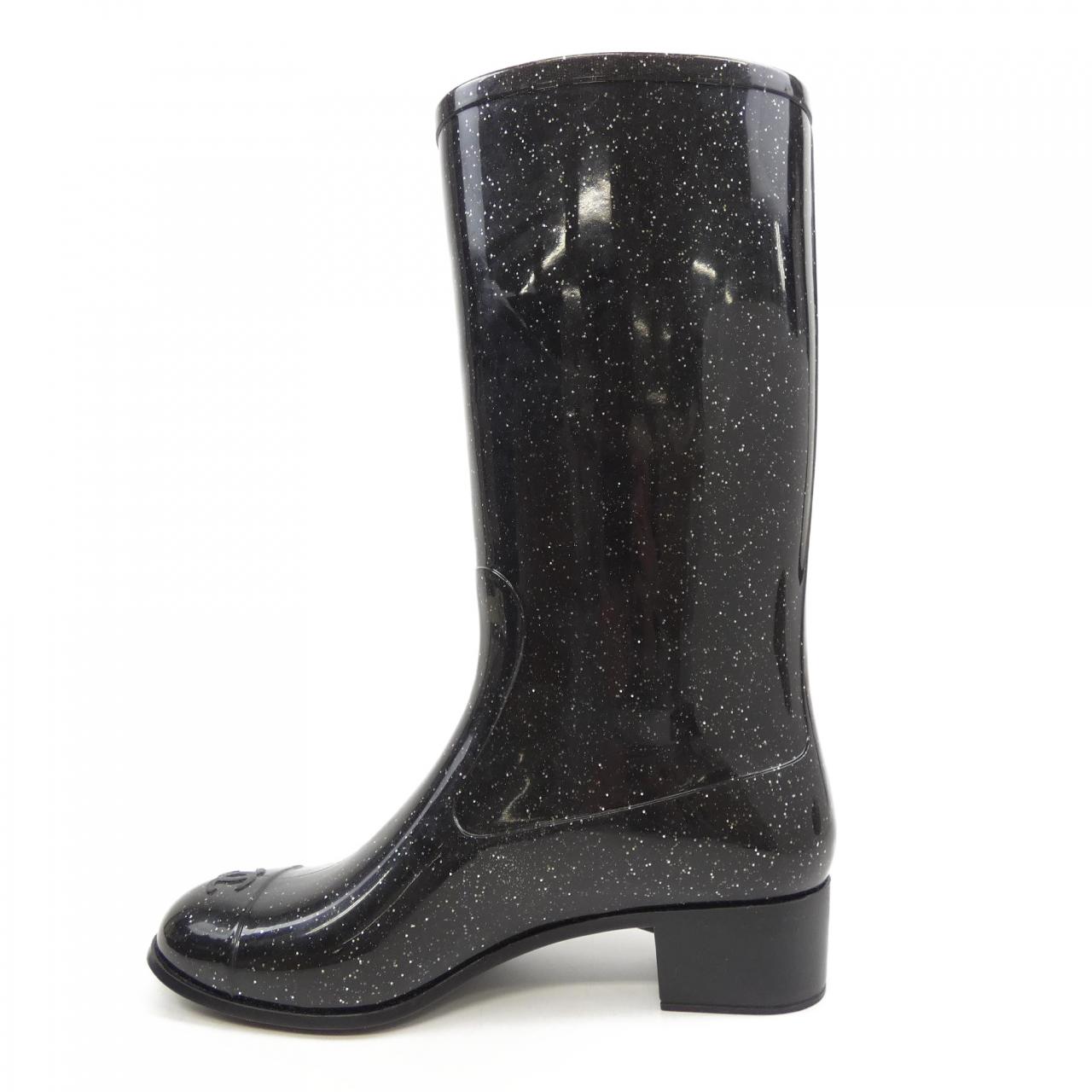 CHANEL亮片雨靴 G26648X31115 长筒靴