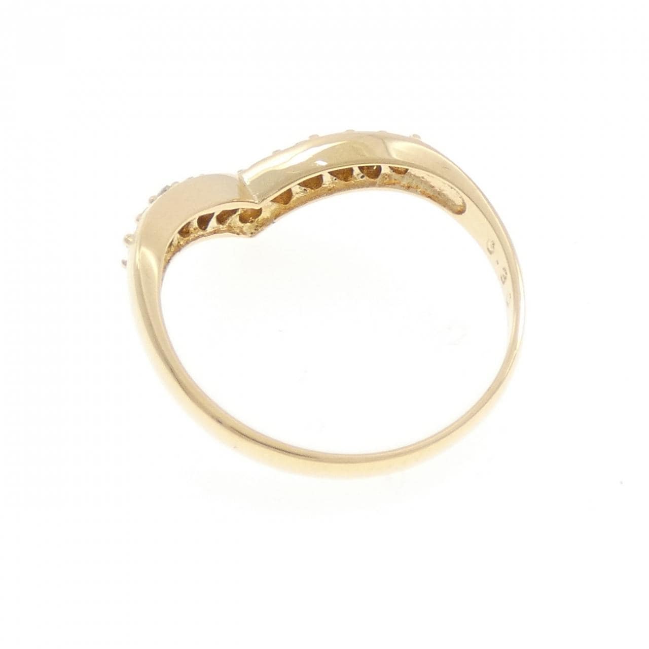 K18YG ダイヤモンド リング 0.30CT