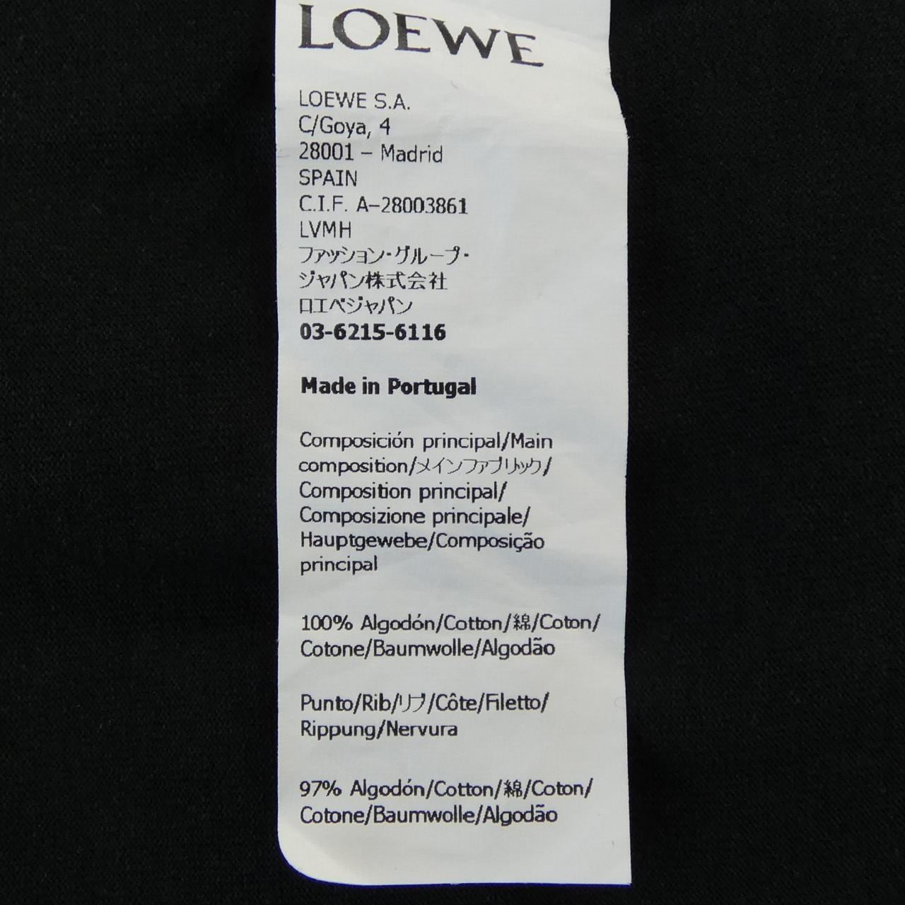 ロエベ LOEWE S359341XA4 Tシャツ