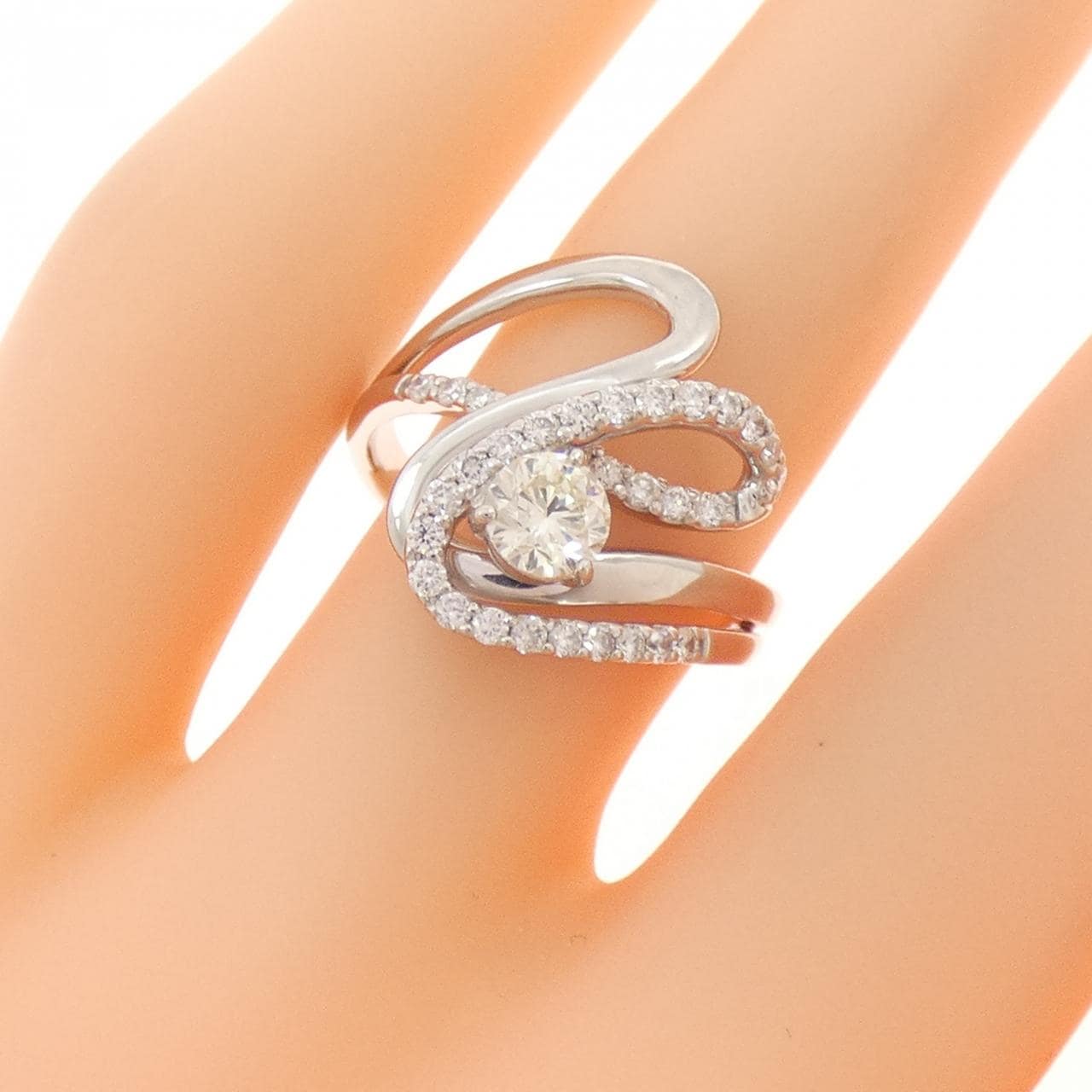 PT900 ダイヤモンド リング 0.348CT