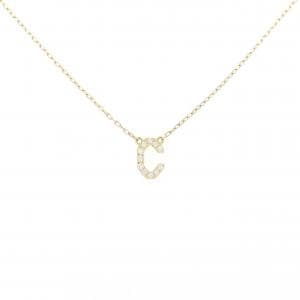 アーカー イニシャル ネックレス 0.05CT