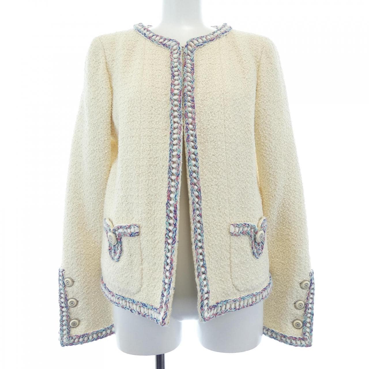 シャネル CHANEL P62691V45768 20C ノーカラージャケット