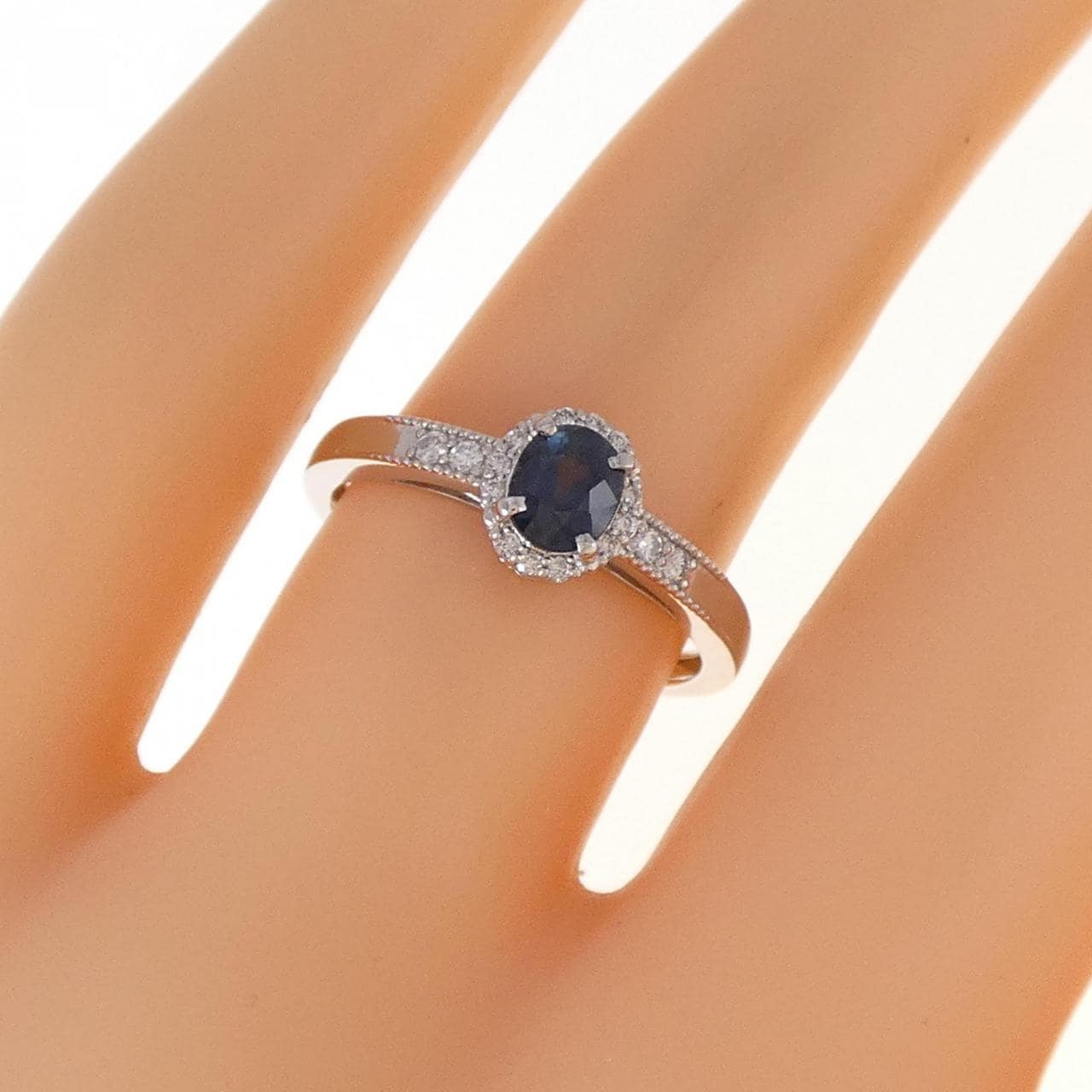 PT サファイヤ リング 0.50CT