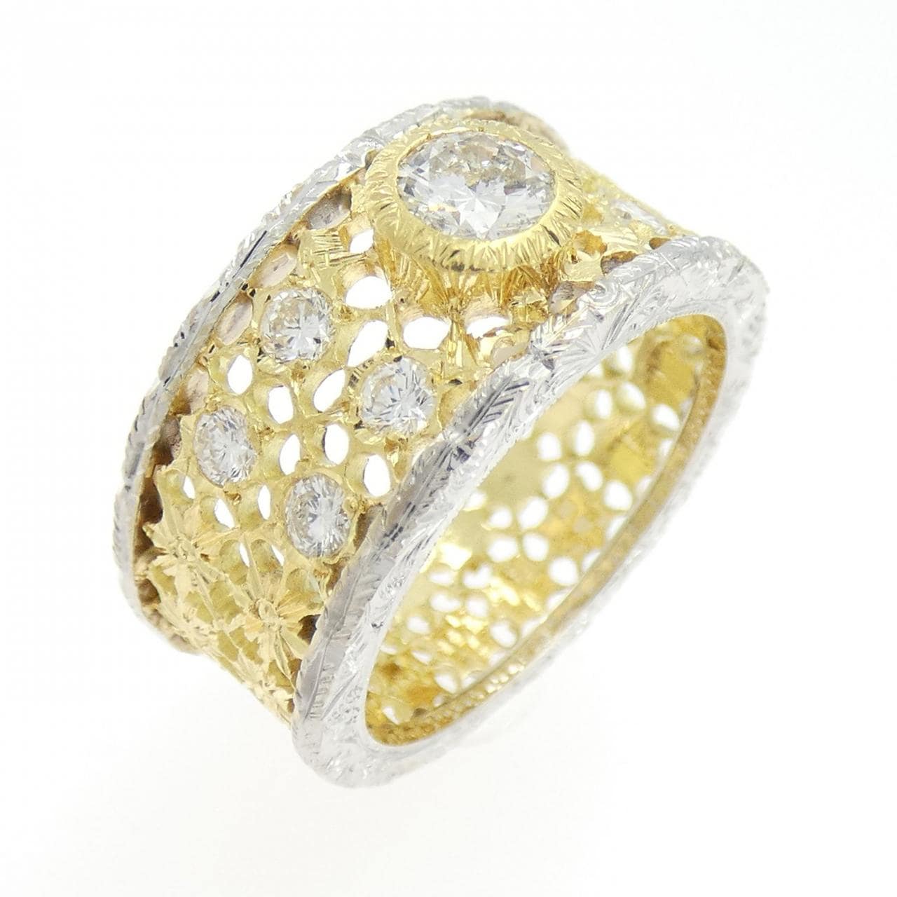 750YG/750WG ダイヤモンド リング