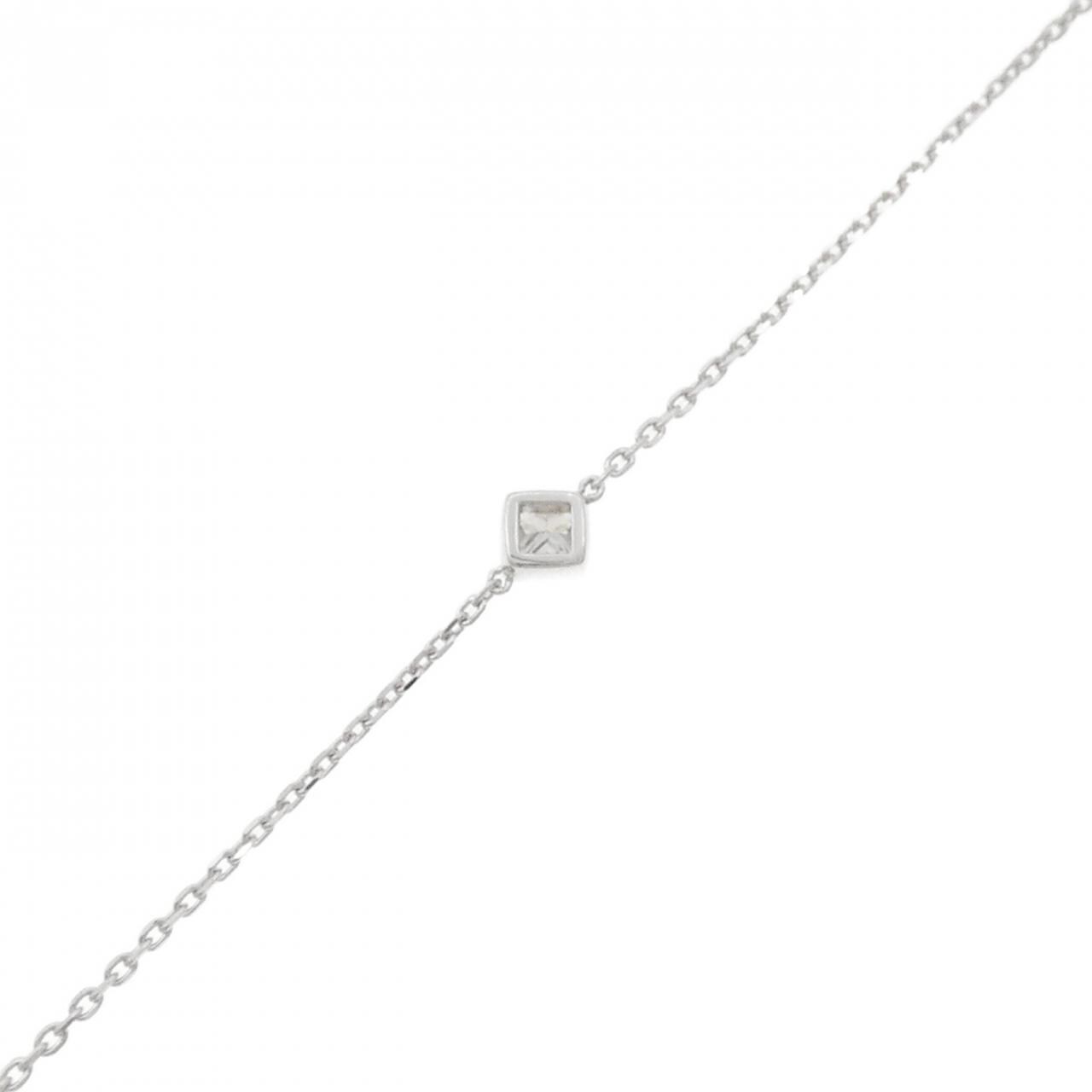K18WG ダイヤモンド ブレスレット 0.10CT
