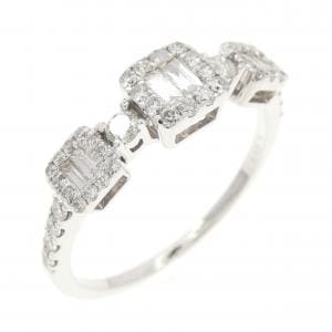 K18WG ダイヤモンド リング 0.438CT