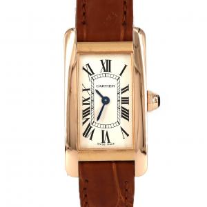 カルティエ タンクアメリカンSM PG W2607456 PG･RG クォーツ