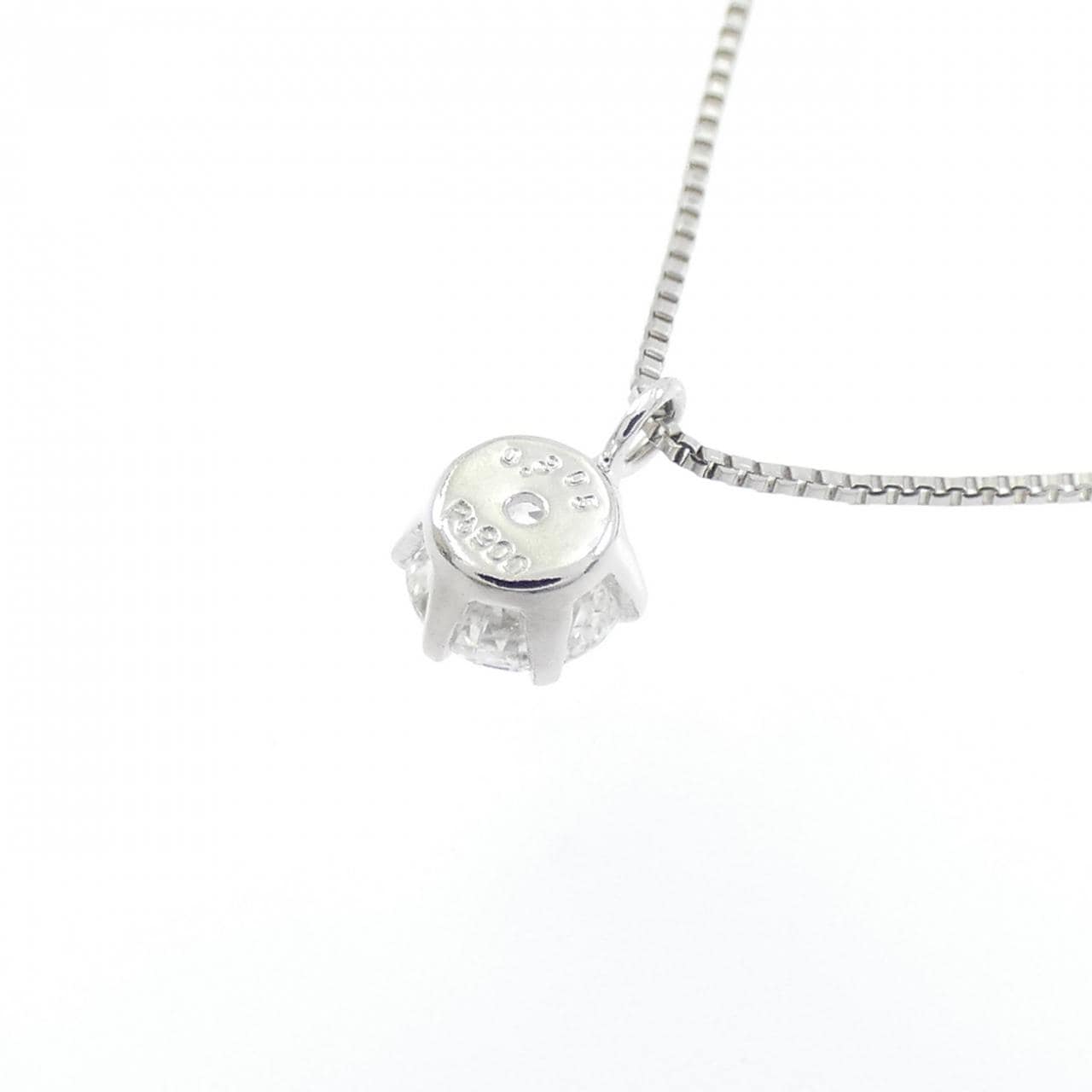 PT900/PT850 ソリティア ダイヤモンド ネックレス 0.305CT