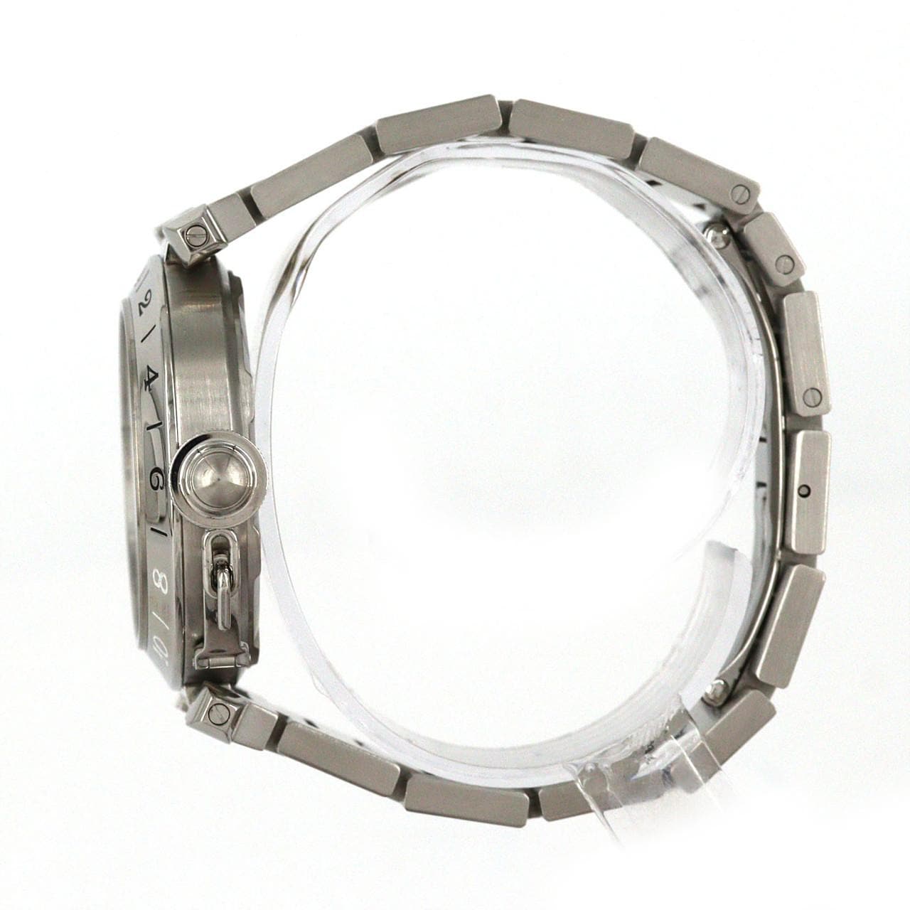 カルティエ パシャC GMT W31078M7 SS 自動巻