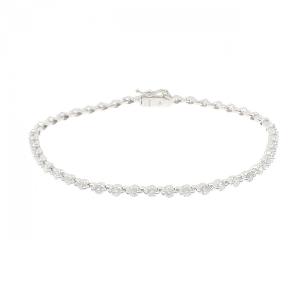 PT950 ダイヤモンド ブレスレット 1.79CT