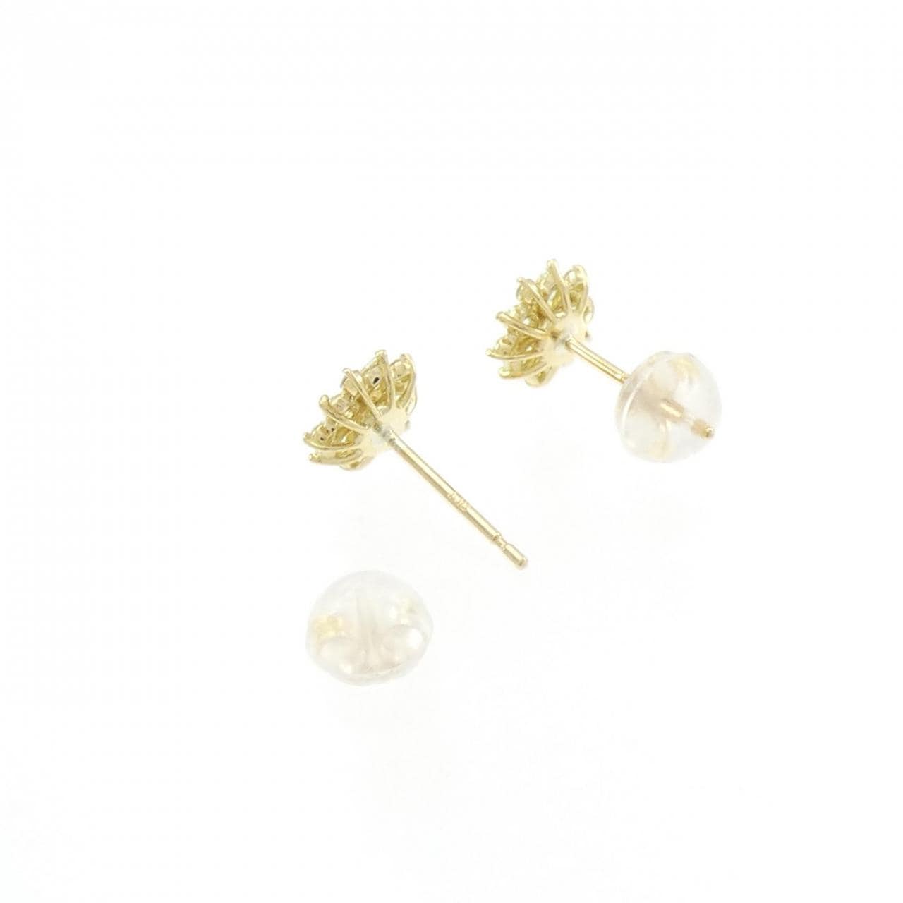 【新品】K18YG ダイヤモンド ピアス 0.30CT