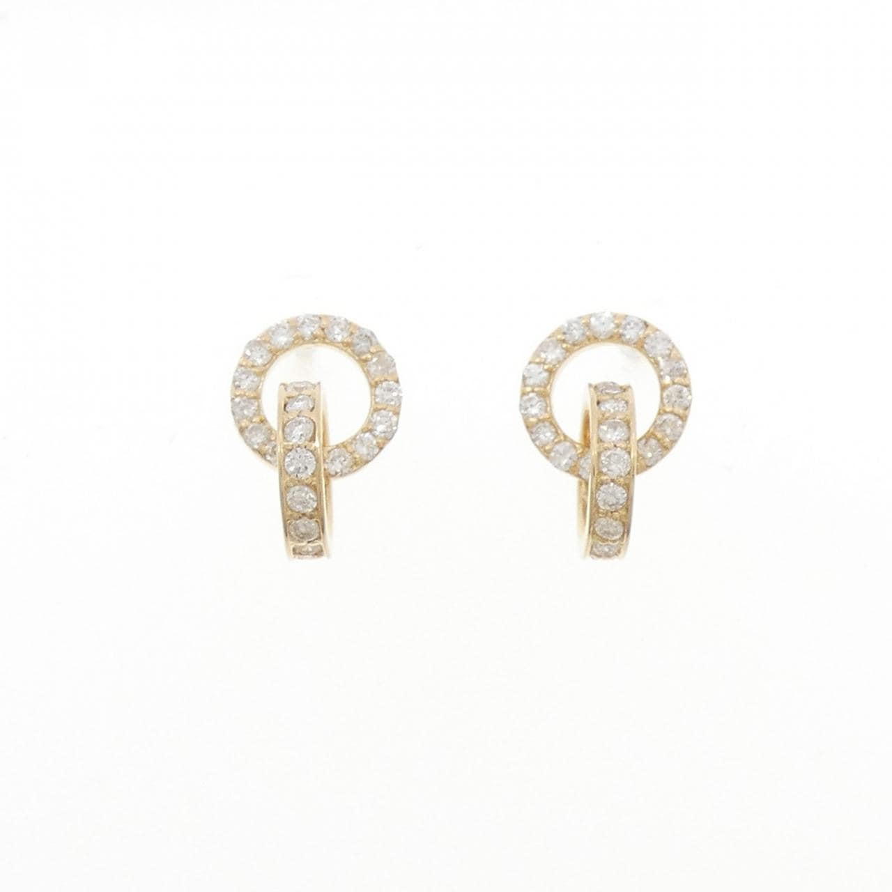 【リメイク】K18YG ダイヤモンド ピアス 0.40CT