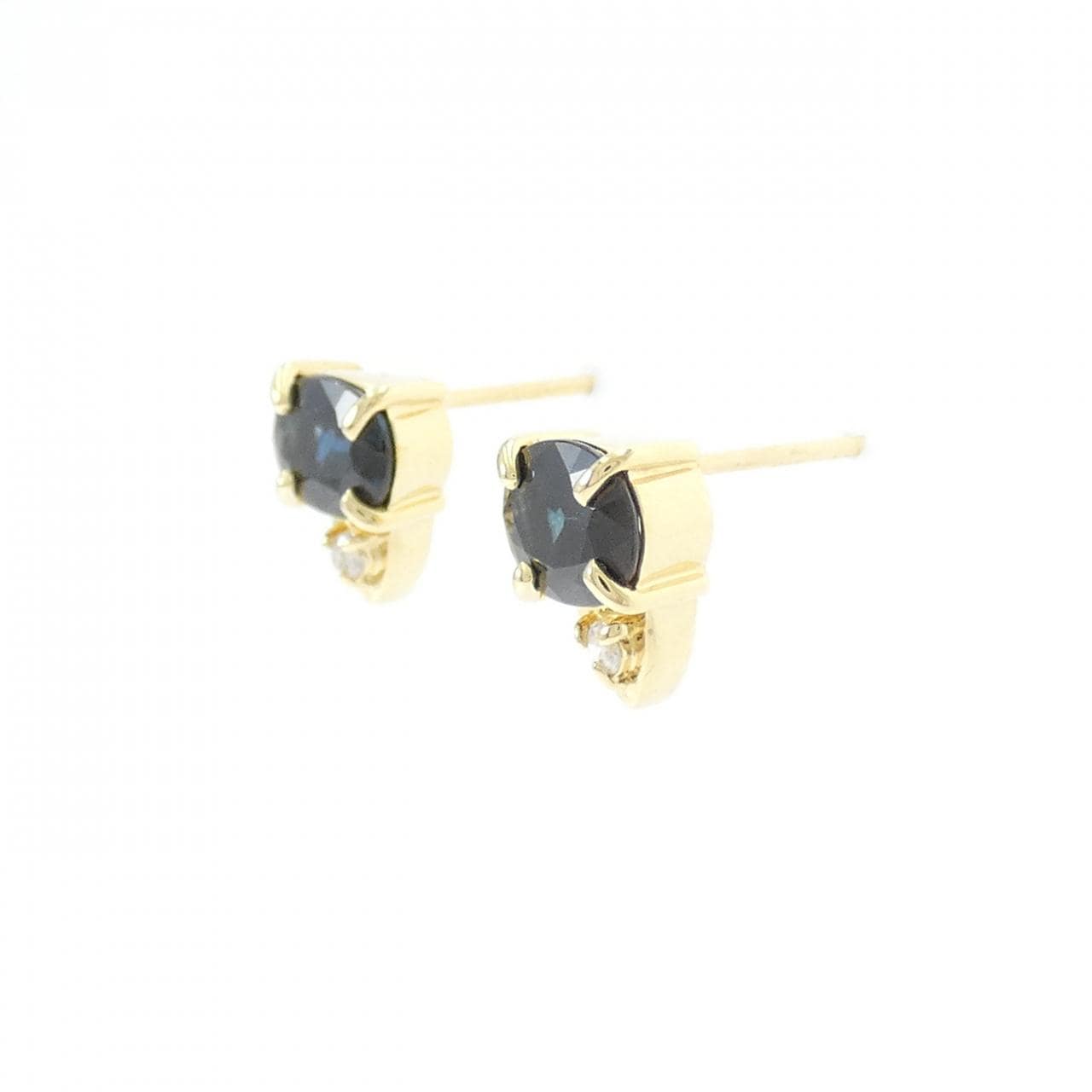 K18YG サファイヤ ピアス 1.80CT