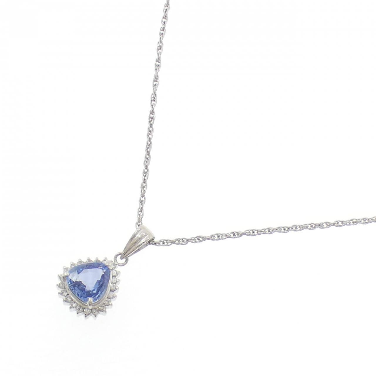 PT900/PT850 サファイヤ ネックレス 1.43CT