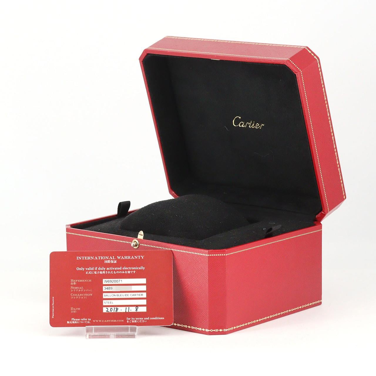 カルティエ バロンブルー W6920071 SS 自動巻
