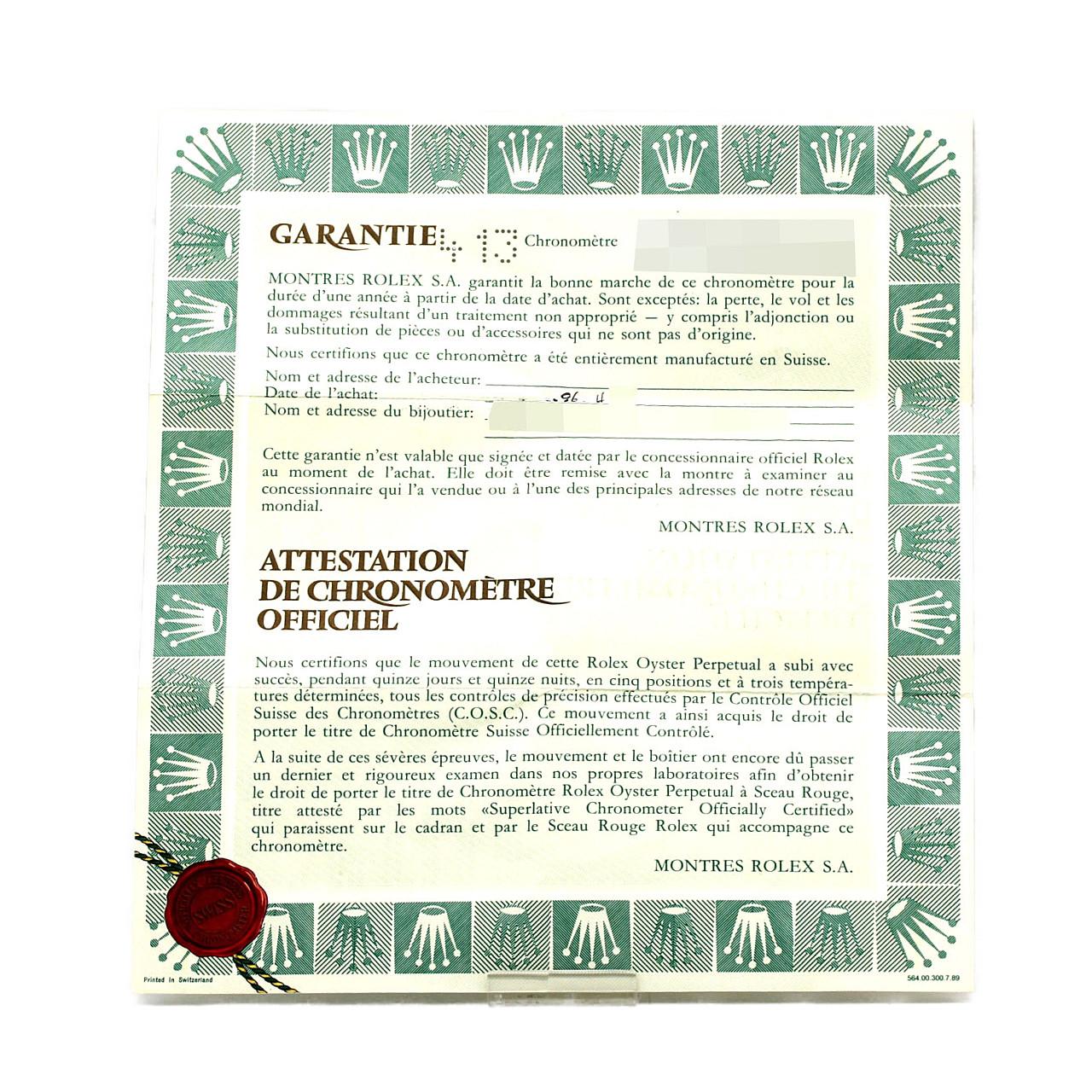 ロレックス デイデイト 18208 YG 自動巻 L番