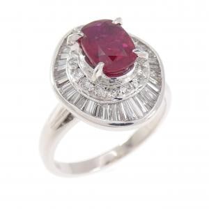 PT900 ルビー リング 1.14CT