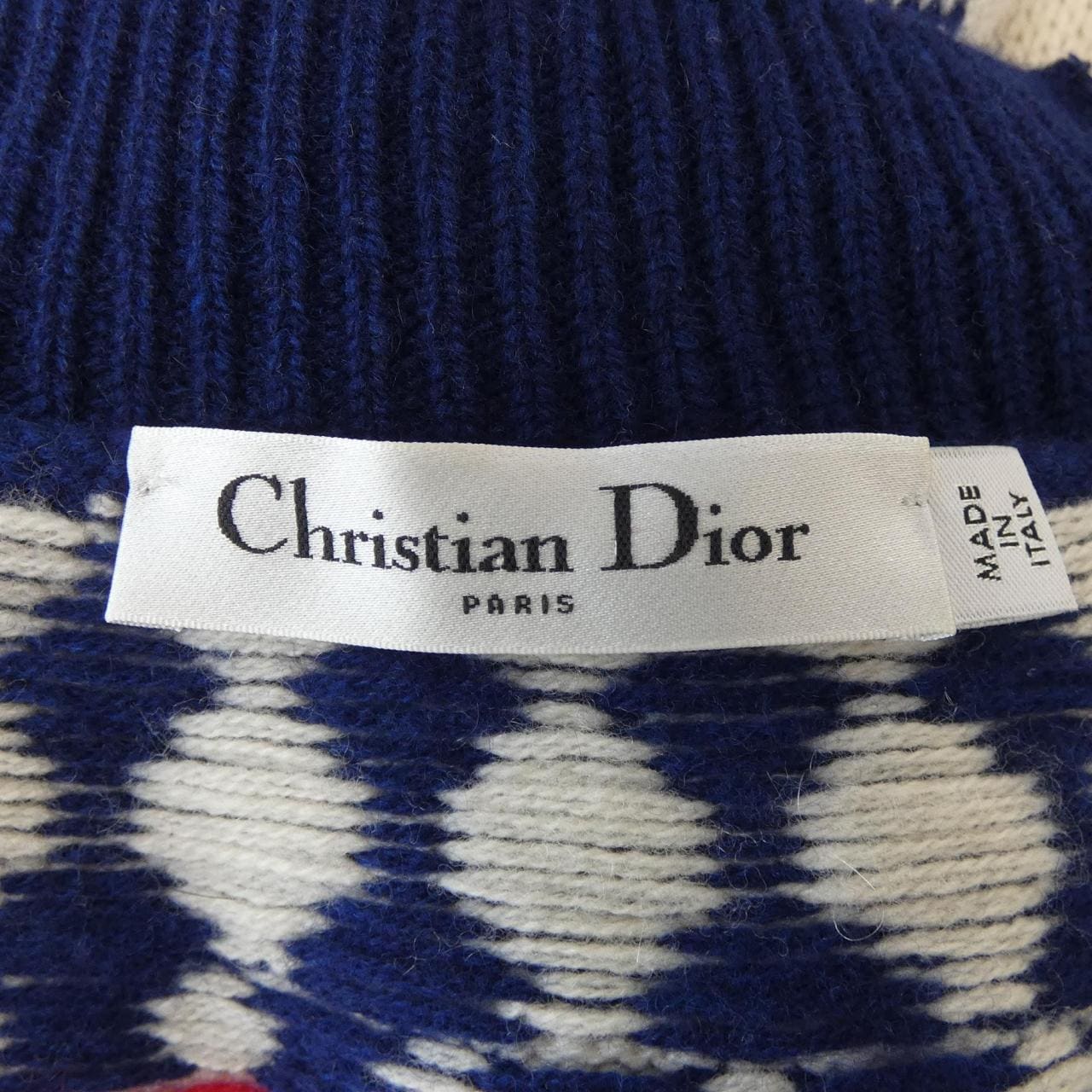 クリスチャンディオール CHRISTIAN DIOR DIORALPS STAND COLLAR SWGATER 144S60BM134 ニット