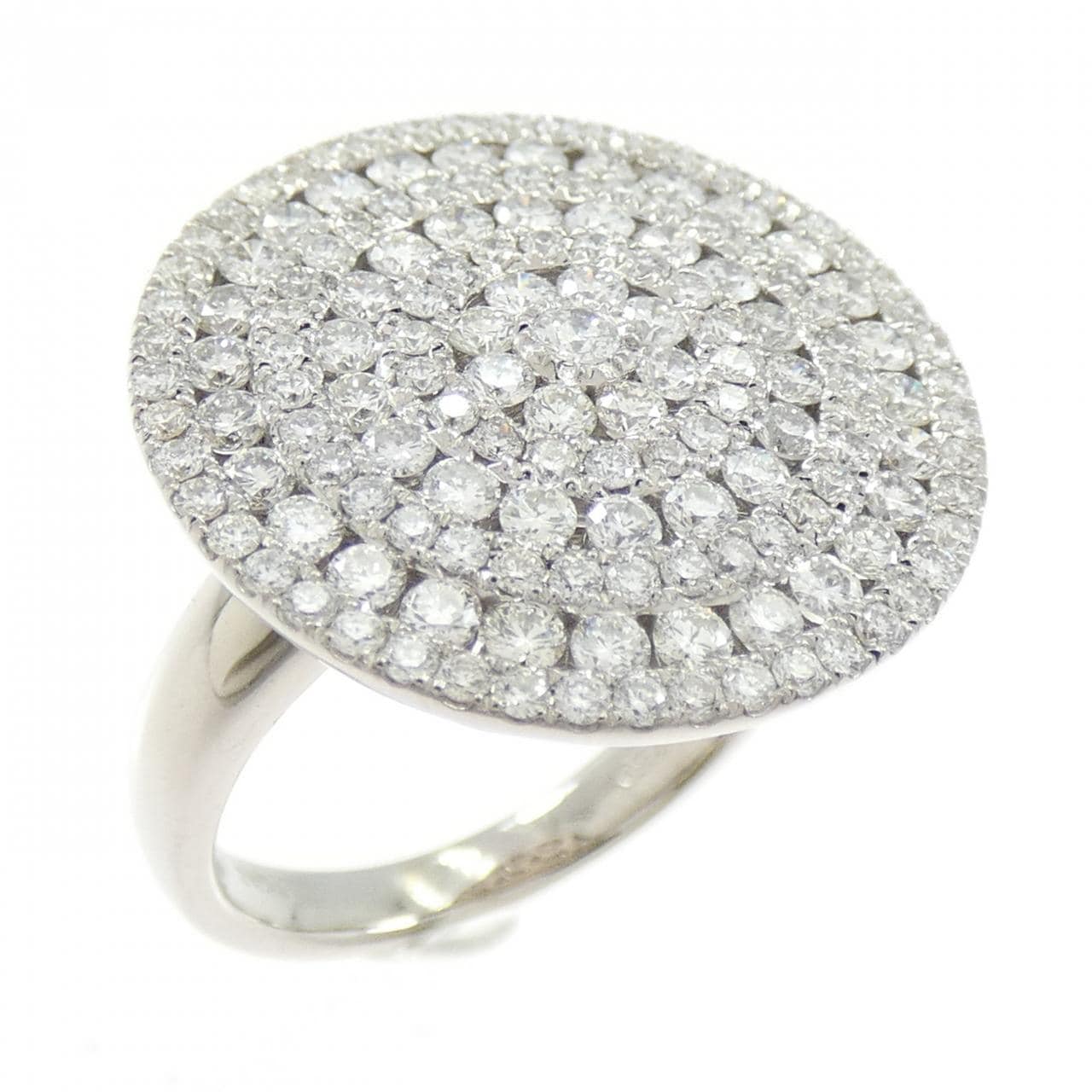 750WG ダイヤモンド リング 1.60CT