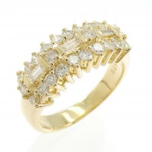 K18YG ダイヤモンド リング 0.82CT