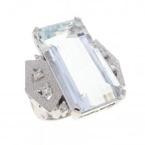 キウチケンジ アクアマリン リング 12.00CT